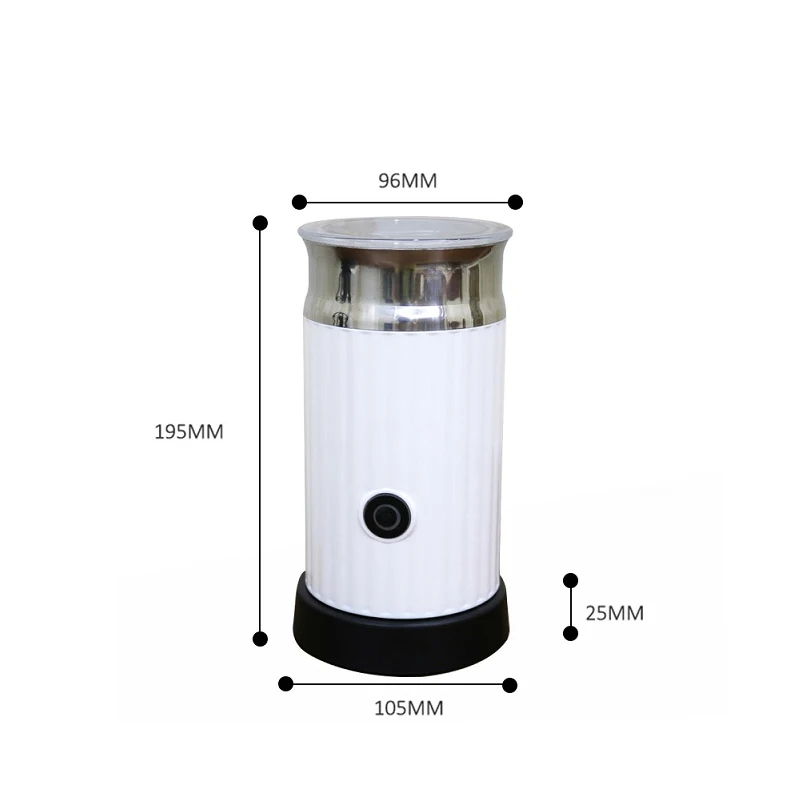 

Automatic Milk Frother Coffee Foamer Container Soft Foam Cappuccino Maker Electric Coffee Frother Milk Foamer Maker
