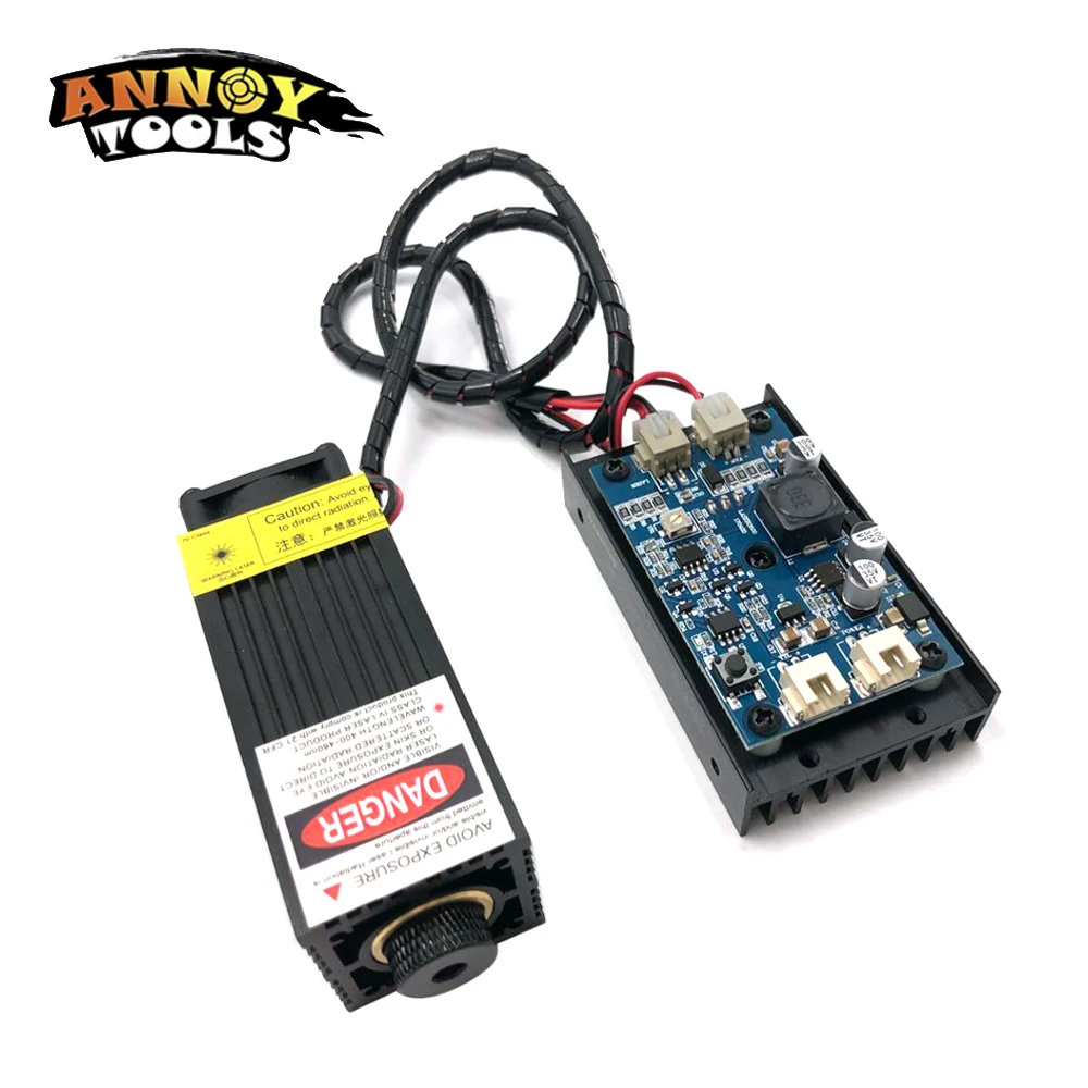 

12V 2.5W high power laser module TTL Adjustable Focus Blue Laser Module DIY Laser engraver accessories 2.5W laser head