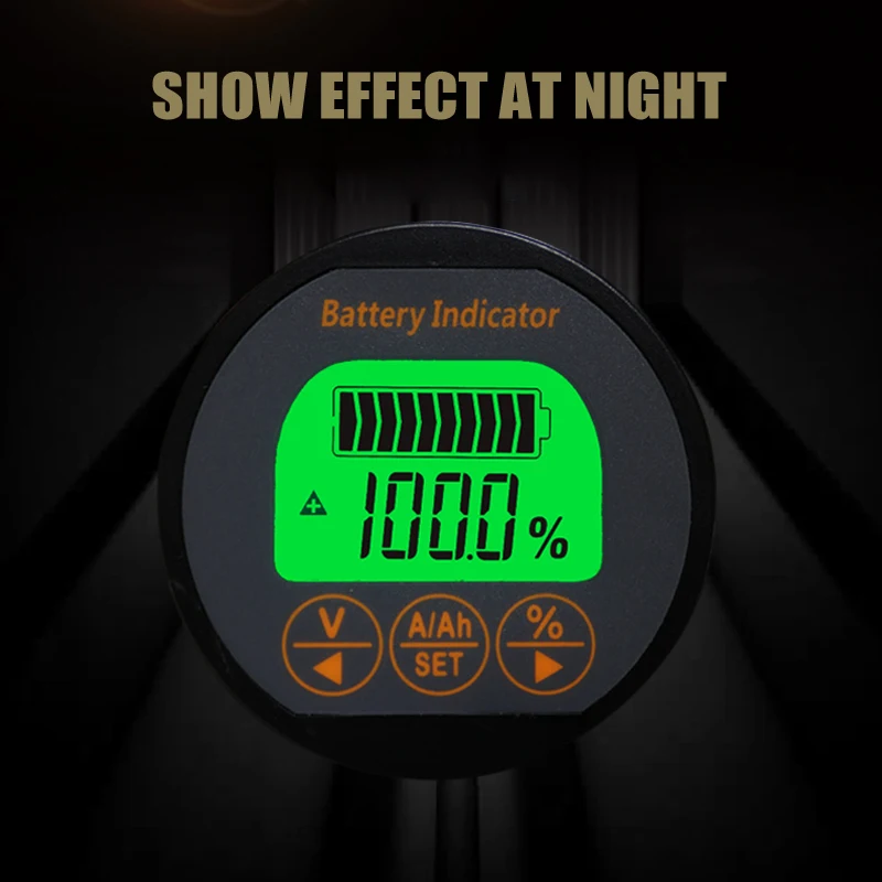 HOT Battery Monitor Detector 80V 50A Capacity Tester Lead acid 12V 24V Auto Car Motor Boat