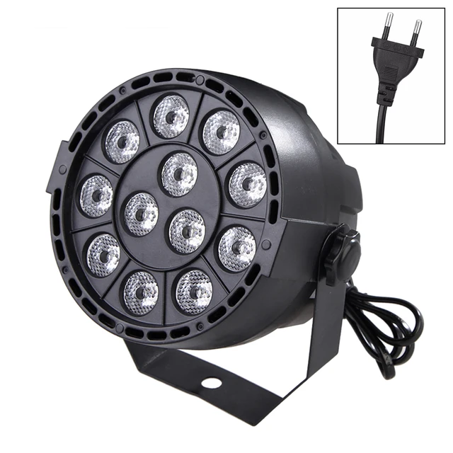 Flat LED Par RGBW DMX512 Disco Lamp stage light Voice activated Discos