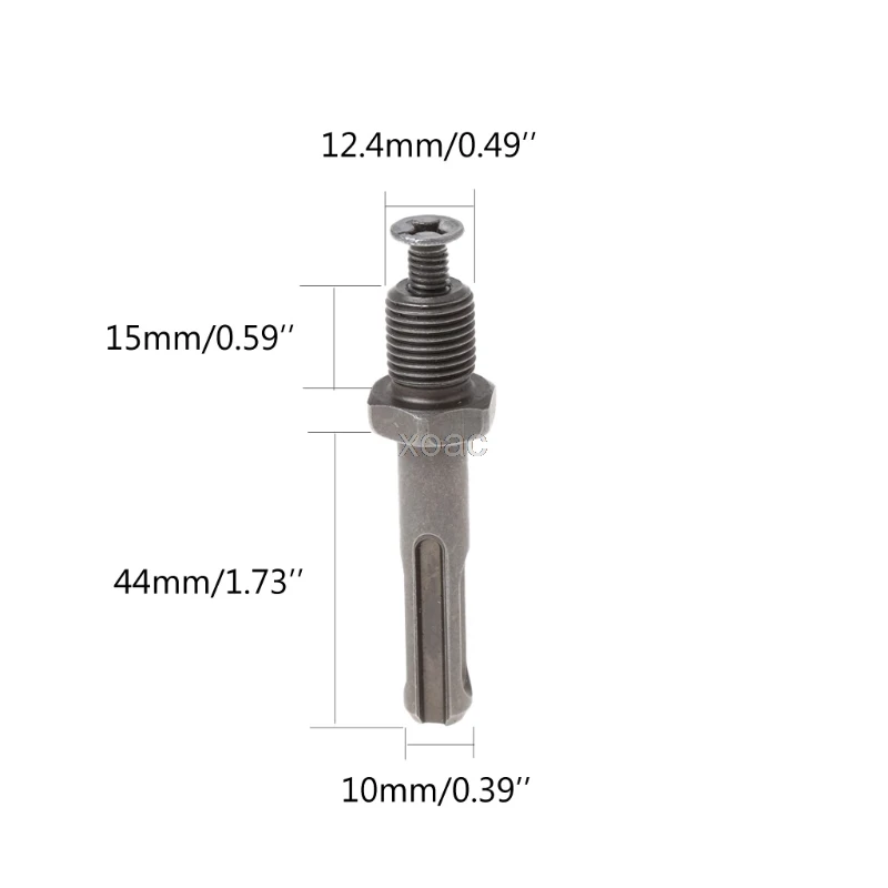 12 мм резьба Dia SDS Plus Круглый хвостовик сверлильный патрон адаптер разъем серый M03 Dropship