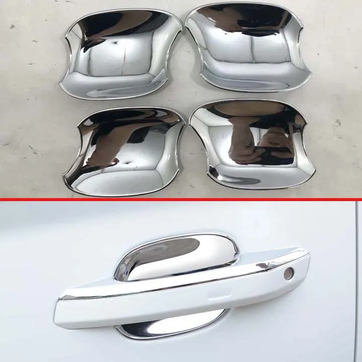 

Chrome Door Handle Bowl Cover For Audi A4 B8/Q3/Q5/S4/ A5/ S5/ RS5/ Car Styling Trim ABS Plastics Accessories DQ-046