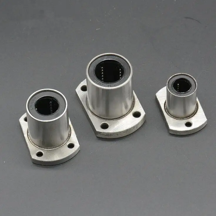 

100pcs/lot LMH16UU 16mm Oval Flange type linear bearings CNC router 3D printer parts LMH16 16*28*37mm