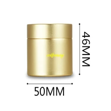 700 шт/партия Быстрая 50x46 мм мини алюминиевая чайница коробка банки герметичные канистры металлический чайный заварник коробки для хранения