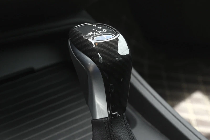 New-Carbon-Fiber-Style-ABS-Plastic-Gear-Shift-Head-Cover-Trim-For-BMW-X1-F48-2016 (3)