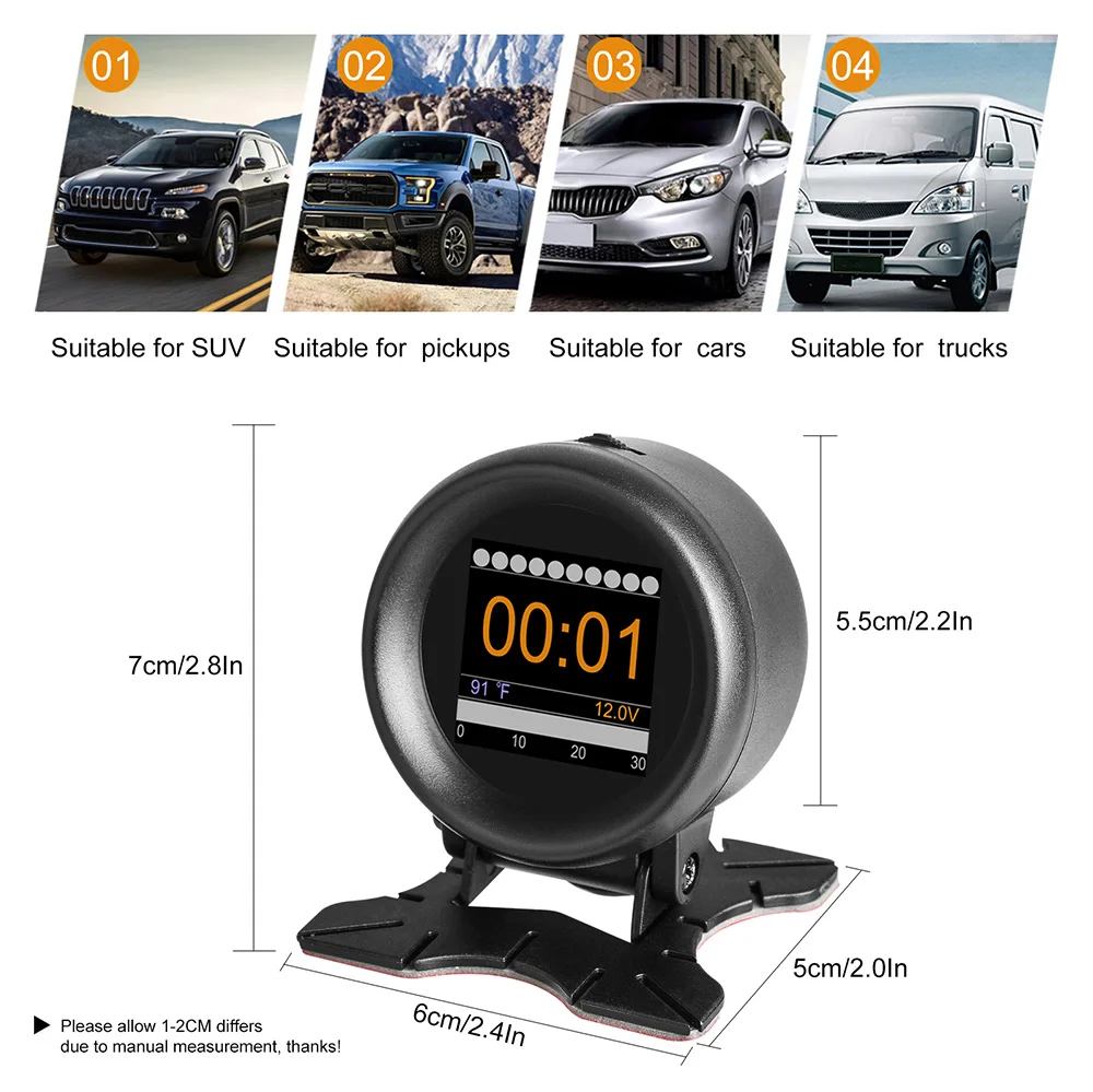 Автомобильный бортовой компьютер AUTOOL X60 считыватель кодов двигателя Obd2 Ii