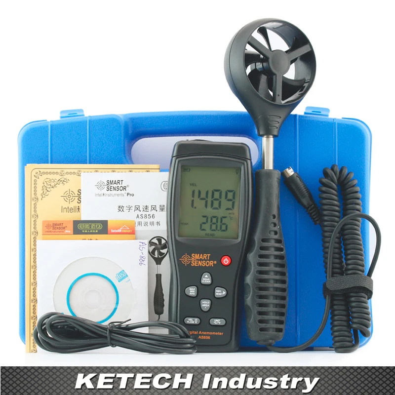 

AS856 Digital Air-flow Anemometer Wind Speed Meter