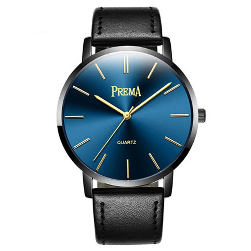 

Fashion 40MM Dial 6MM Case Thickness Ultra-thin Quartz Watch Waterproof Trend Atmospheric Simple Female Men's And Women's Watch