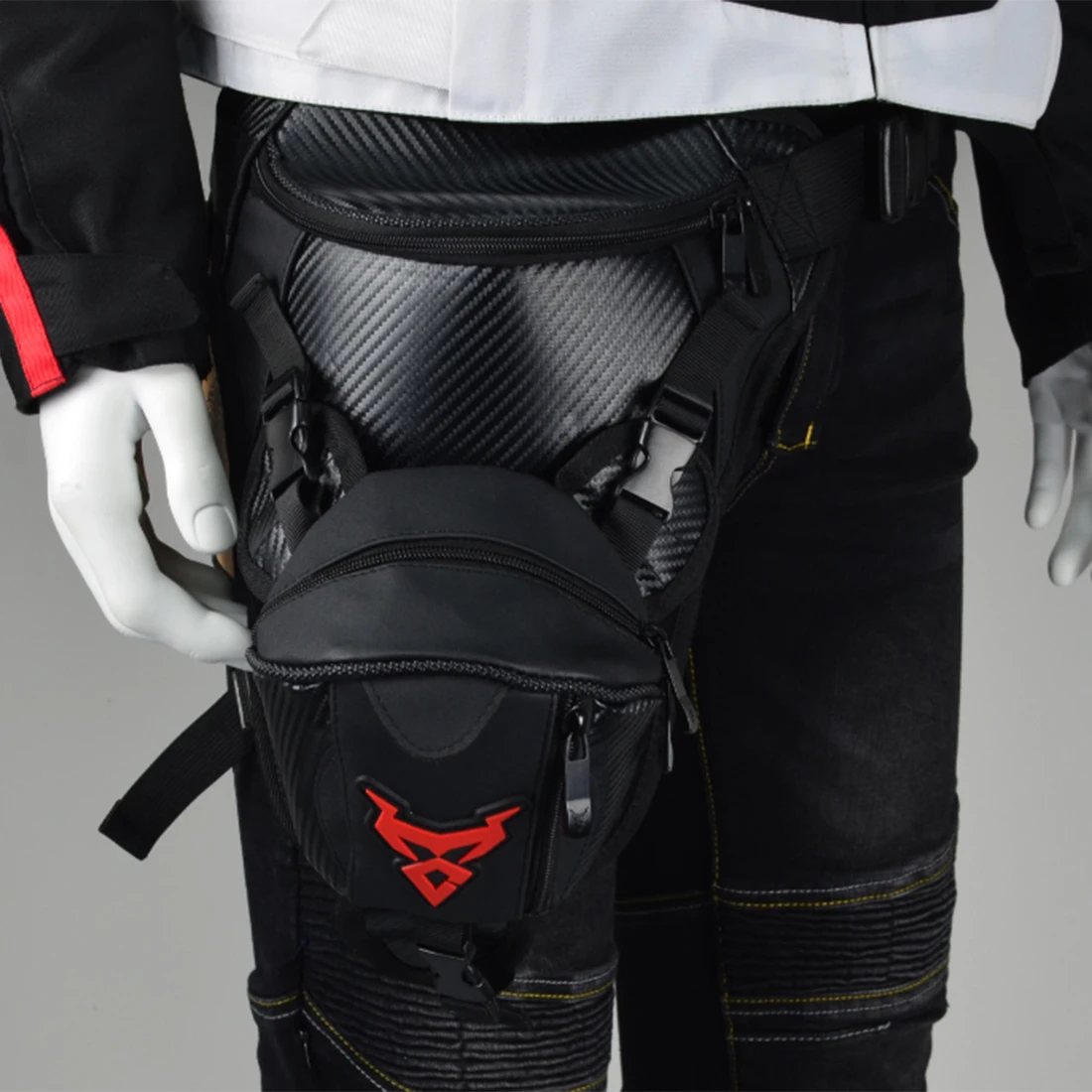 Новая мужская сумка из микрофибры для езды на ноге поясная сумка для треккинга мотоциклетная штурмовая дорожная военная сумка на бедрах