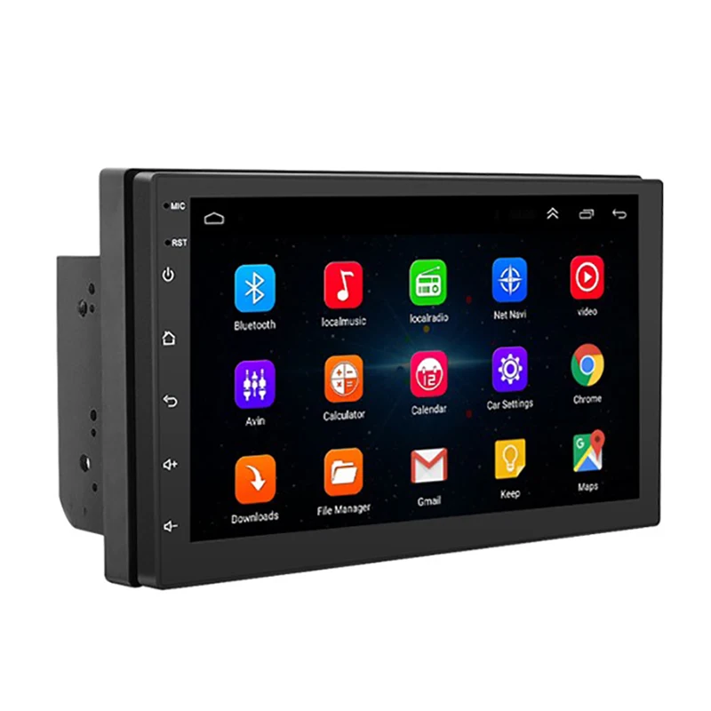 GreenYi HD7 дюймов 1024*600 Android 9,1 головное устройство стерео радио Bluetooth gps WiFi Автомобильный DVD Универсальный Автомобильный мультимедийный плеер