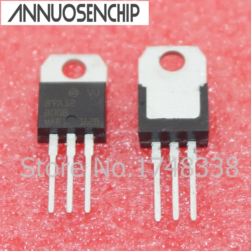 10CS BTA12-800B BTA12 12A/800V TO-220 12A TRIACS двунаправленный тиристор новый и оригинальный BTA12800B |