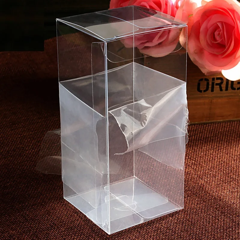 66H cm Transparent Waterproof Clear PVC Display Boxes Gifts Crafts Packing Plastic Box For Flower FoodToysSnackWineFruit Party  (3)