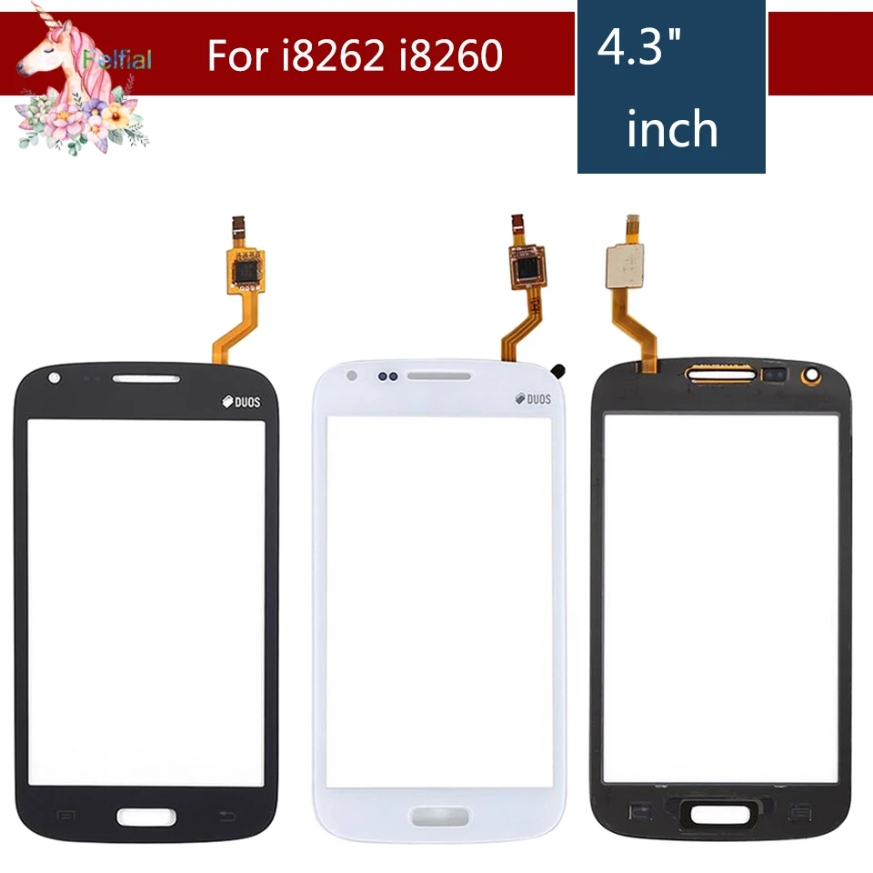 Для Samsung Galaxy Core Duos i8262 i8262D i8260 i8268 сенсорный экран дигитайзер Передняя стеклянная