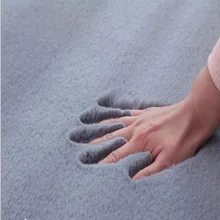 Современный толстый искусственный мех кролика Гостиная Спальня прикроватный нескользящий коврик татами bay окно журнальный столик магазин ковер