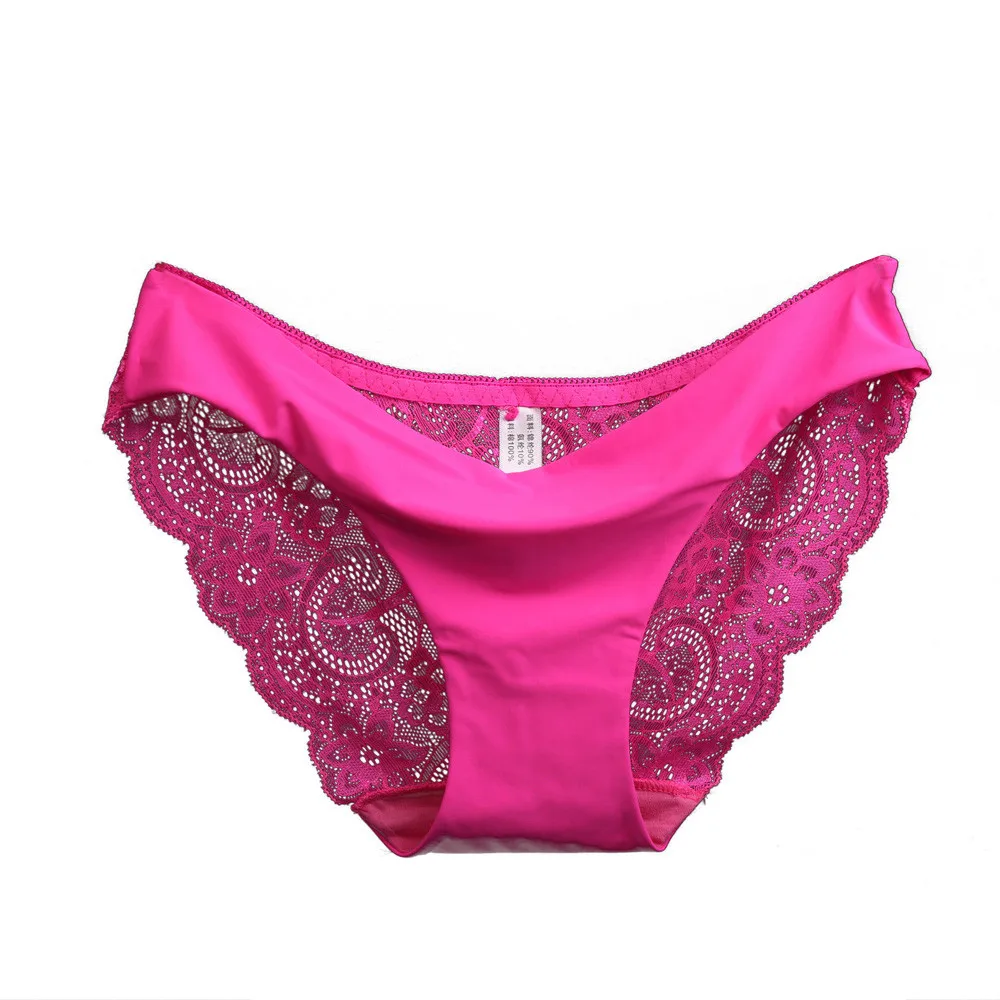 Women lace Panties Seamless soft and comfortable Cotton Panty Hollow briefs Underwear L50/0118