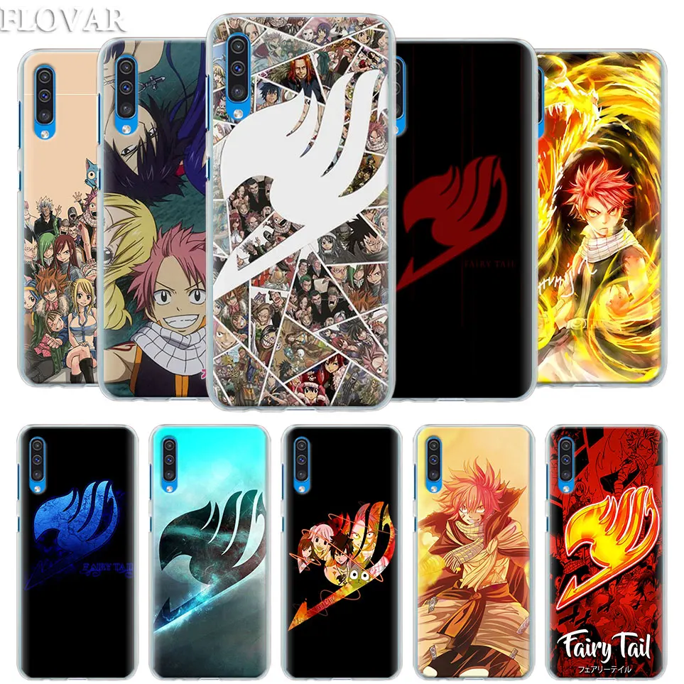 Anime Manga Fairy Tail Logo Phone Case For Samsung Galaxy A50 A70 A51 A71 5G A10 A20 A30 A40 A10s A20s A11 A21 A31 A41 Cover