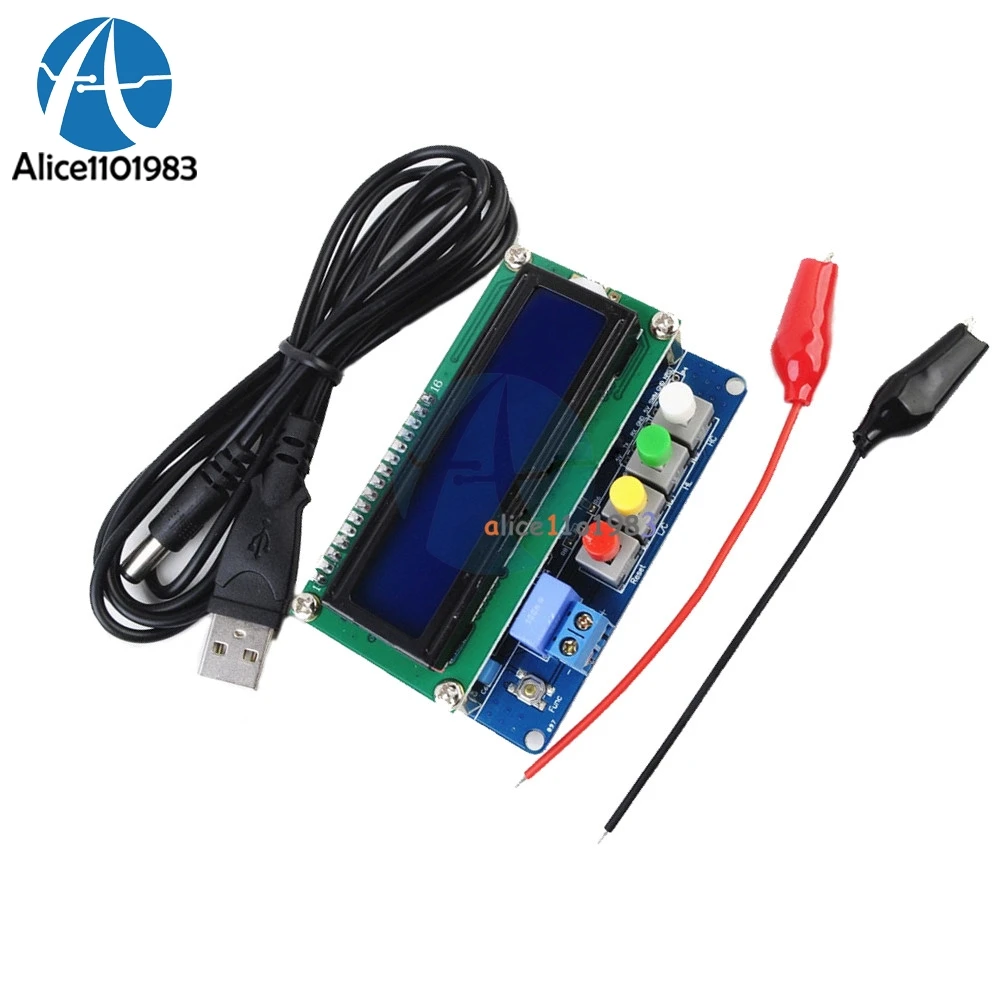 

1Set USB LC100-A Digital LCD Inductance Capacitance L/C HC Meter Module Tester LC-100A High Precision