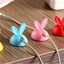 Кроличьи уши линия данных фиксированное устройство силикагель намотки кабеля рабочего стола вискоза электрические провода обмотки устройства ODF005