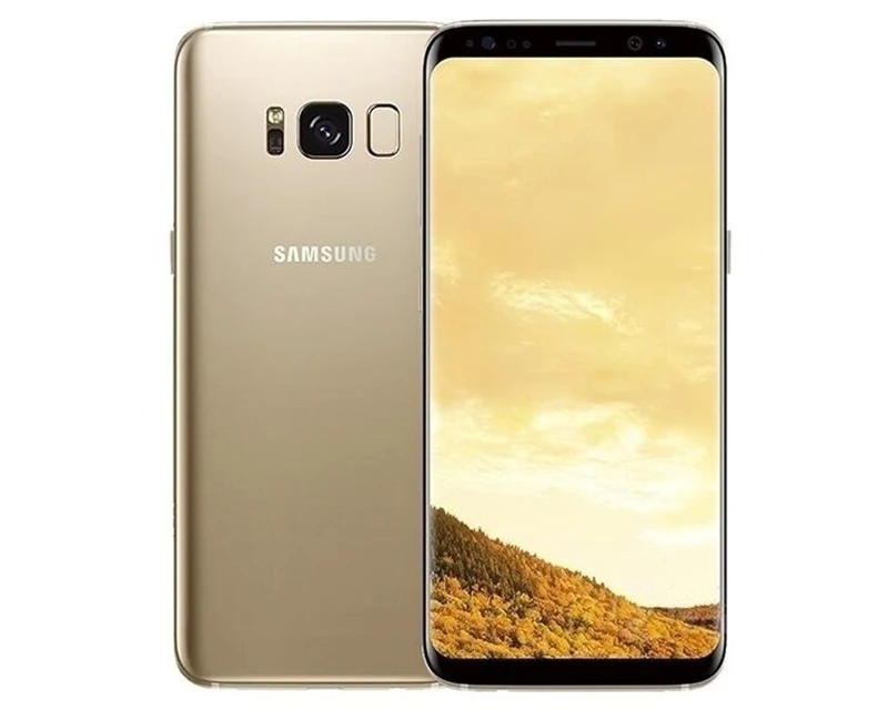 iphone 12 refurbished Original Samsung Galaxy S8 5.8" Inch Android 7.0 12MP Camera 4GB RAM 64GB ROM Fingerprint LTE Mobile Phone refurbished samsung