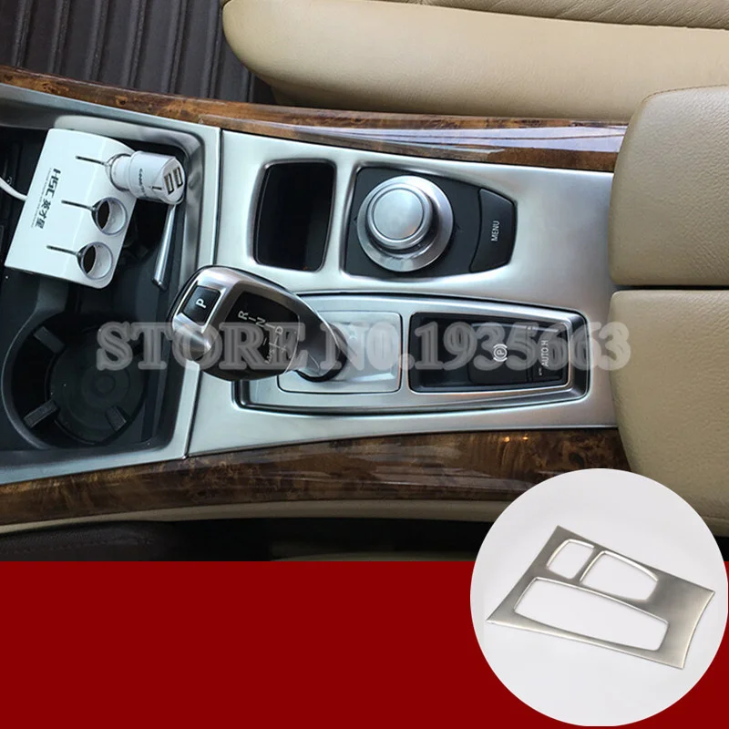 

For BMW X5 X6 E70 E71 Inner Centre Console Gear Box Panel Cover Trim 2008-2009 1pcs