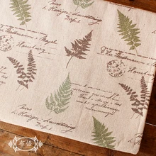 50*150 см хлопковая конопляная зеленая оливковая листья для za kka скатерть занавеска конопляная льняная ткань комплект стеганая ткань для шитья