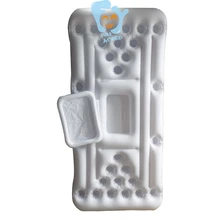 28-отверстие надувной белый Beer Pong Таблица с кулер плавательный бассейн плавать надувные водные горки Игрушки Плавающий надувной матрас