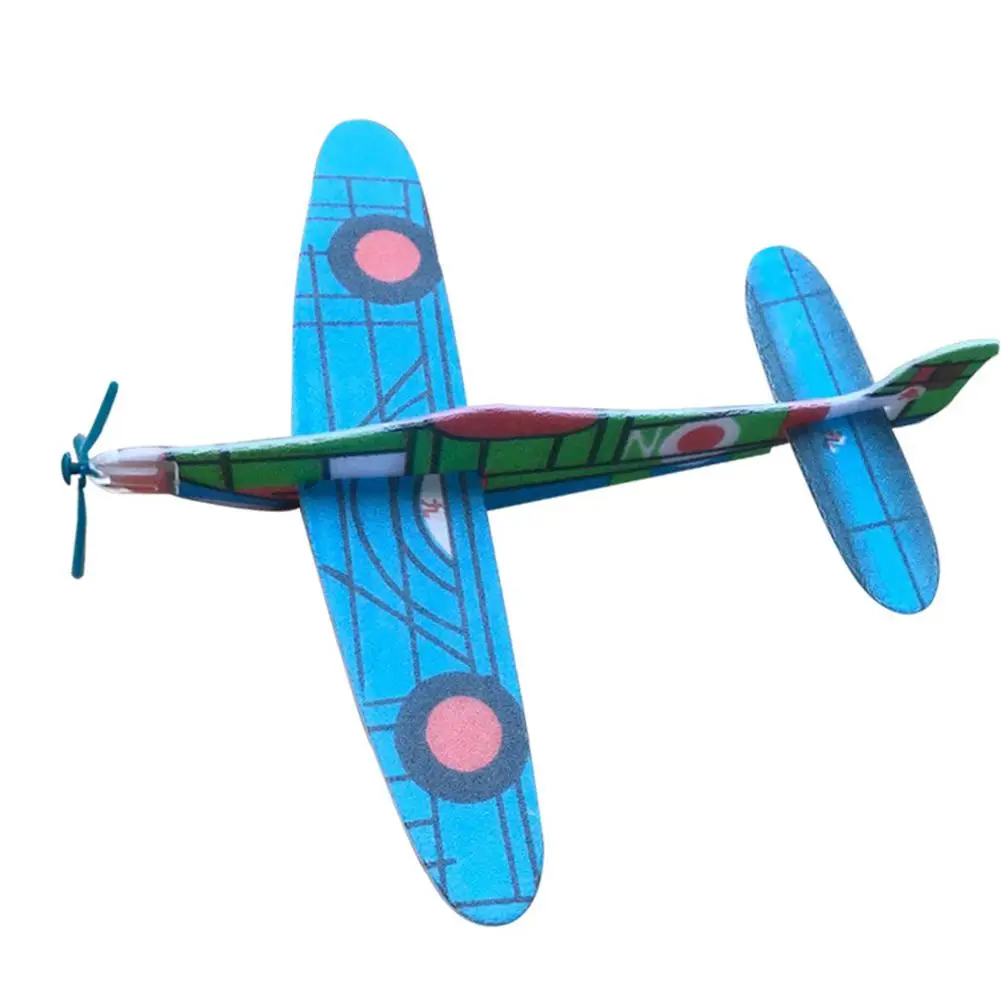 

DIY Assembled Aircraft Model Hand-Made Material Foam Hand Throwing Aircraft Technology Small Invention Children Toy Random Color