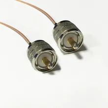 UHF штекер переключатель UHF мужской PL259 РФ коаксиальный кабель адаптер RG178 15 см 6"