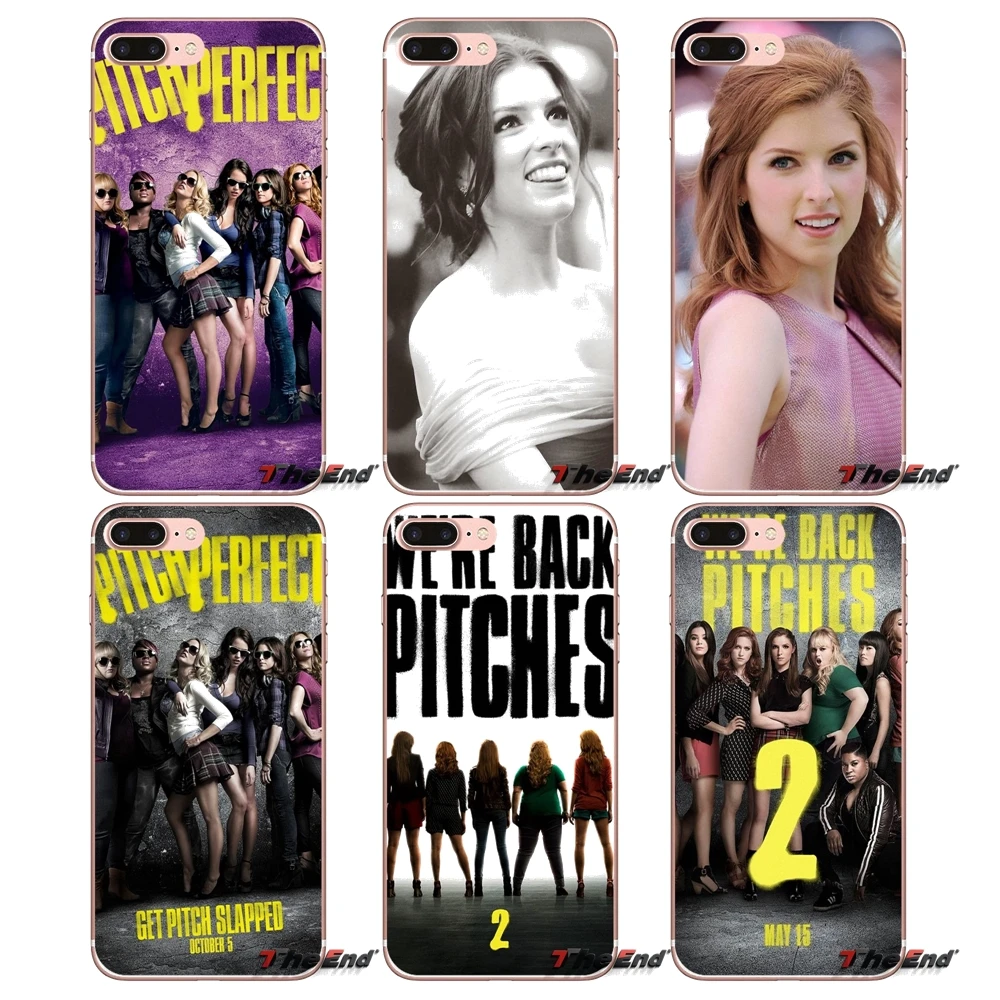Мягкий чехол для iPhone X 4 4S 5 5S 5C SE 6 6S 7 8 Plus Samsung Galaxy J1 J3 J5 J7 A3 A5 2016 2017 Pitch Perfect 2 Beca and Fat Amy |