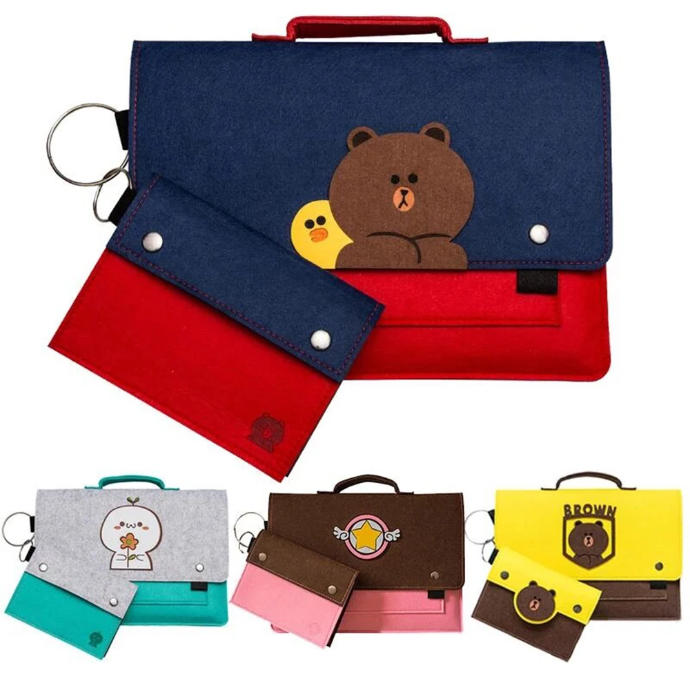 

Newest cute Brown Bear animal pattem Laptop case bag sleeve 11 12 13 14 15 15.6 inch For Laptop bag case for Macbook air pro 13