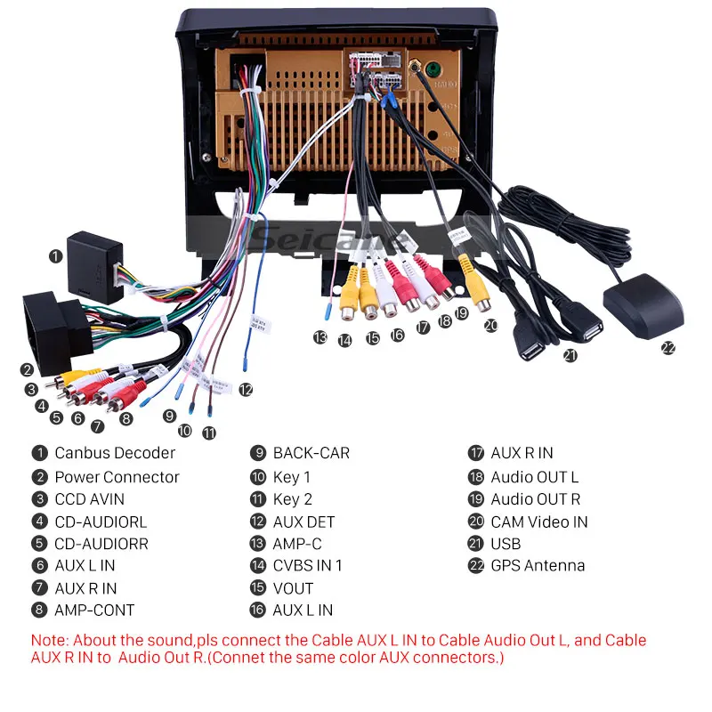 Top Seicane 9 inch Android 8.1 Car GPS Navigation Radio Player for Fiat Strada/cdea 2012-2016 support Carplay SWC 3G Backup camera 4