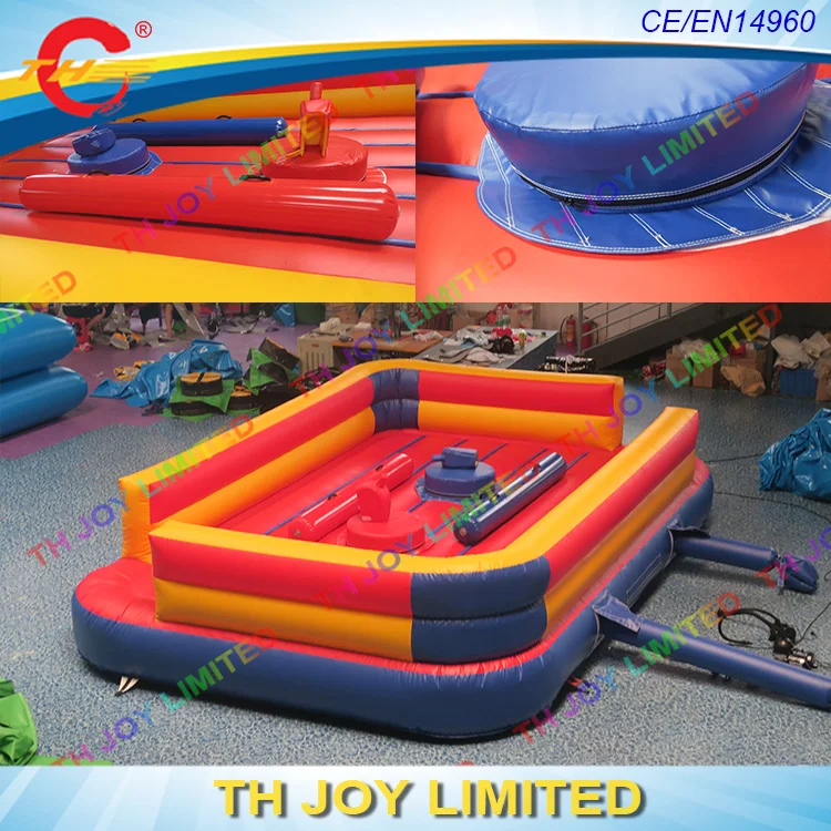 

Free shipping, 6m commercial grade inflatable jousting pugil sticks toys, inflatable jousting arena for sale