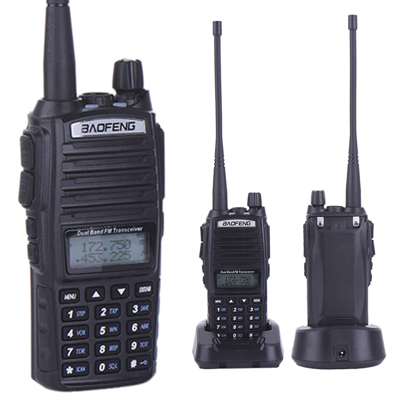 New Design Handheld Walkie Talkie BaoFeng Pofung UV 82 Dual Band 136 174MHz 400 520MHz with