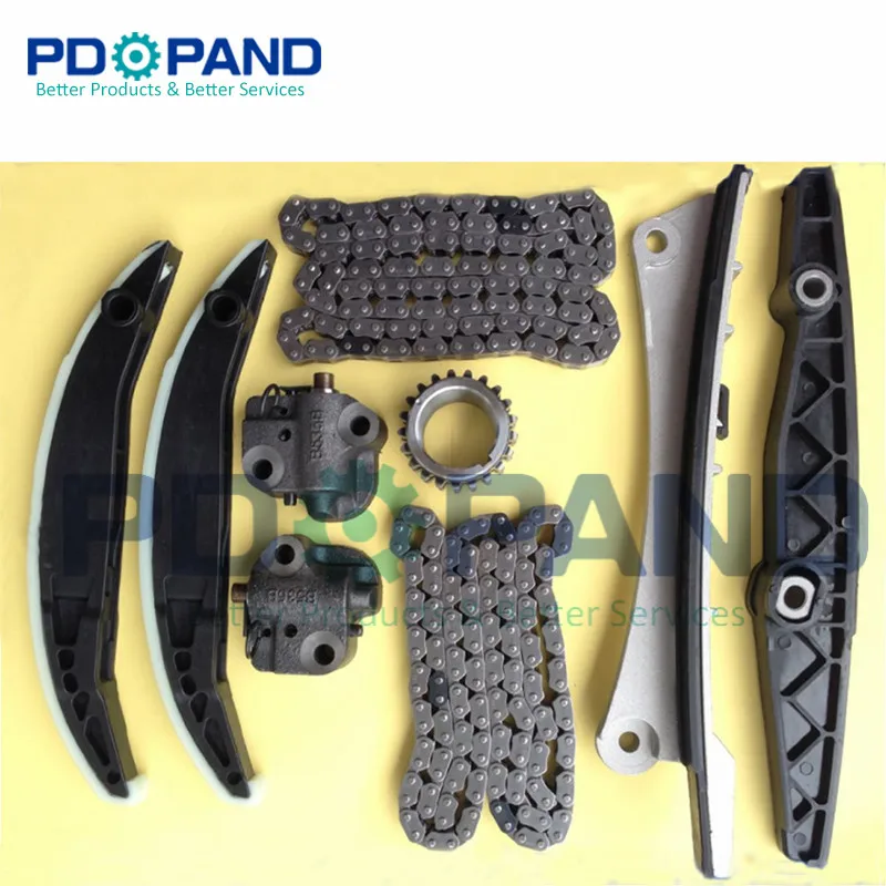 

Timing chain kit for 01-08 Ford Taurus five hundred Lincoln LS Mazda Tribute MPV Mercury 2.5 3.0L 182 183 V6 DOHC DURATEC engine