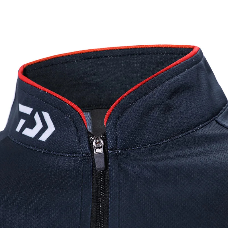 Najtaniej 2019 koszule wędkarskie Daiwa mężczyźni profesjonalne odzież wędkarska ochrona Uv wilgoć Wicking przewiewne kamizelki z długimi rękawami Pesca