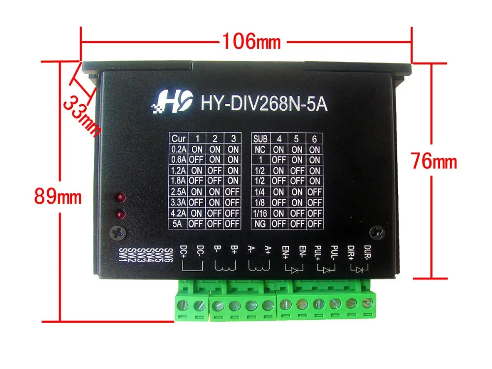 

TB6600 0.2-5A CNC controller ,stepper motor driver nema 17,23, tb6600 Single axes Two Phase Hybrid stepper motor for cnc