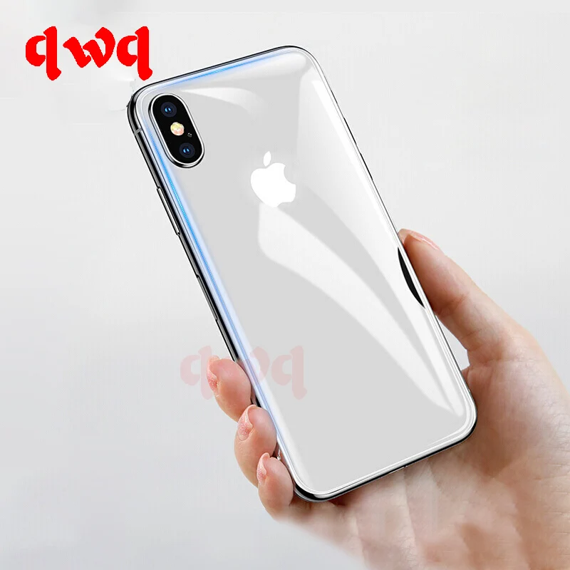 9H заднее полное покрытие из закаленного стекла для iPhone X Xs Max Xr X на задней панели Гидрогелевая пленка защитная пленка для задней панели защитное стекло