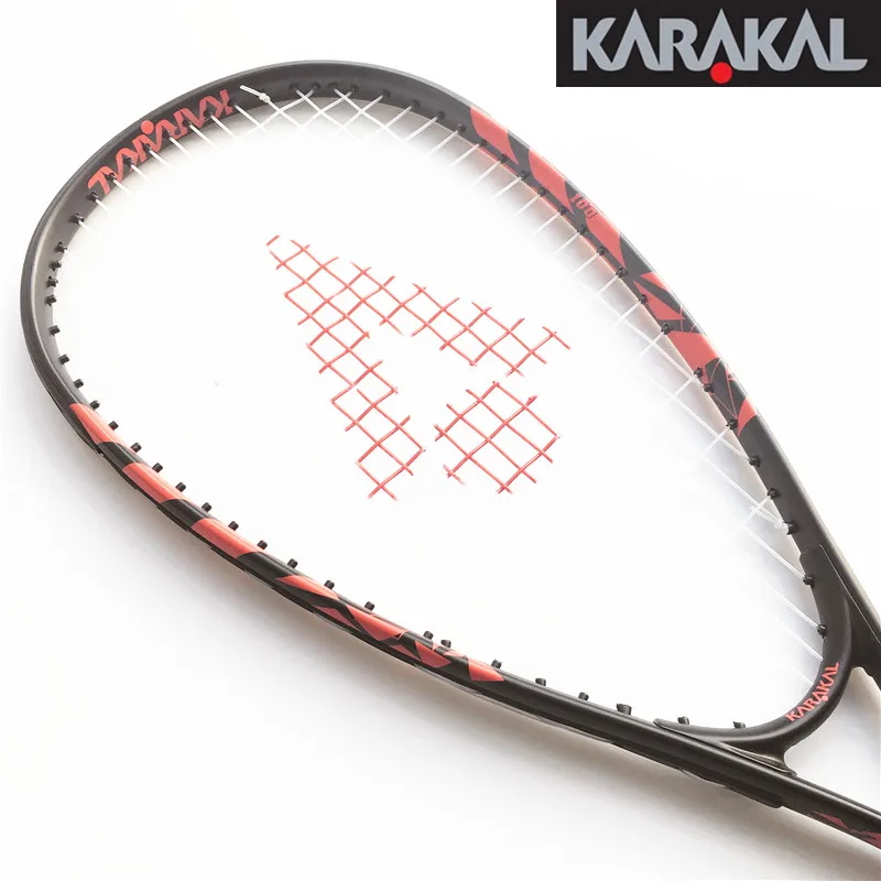 Официальный Karakal карбоновые ракетки для сквоша для начинающих ракетки для сквоша с ручкой Спортивная ракетка для сквоша графитовая ракетка для детей