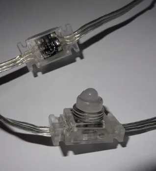 

50nodes DC12V WS2811 LED pixel string;IP68;with epoxy resin filled;transparent PC material and clean wire