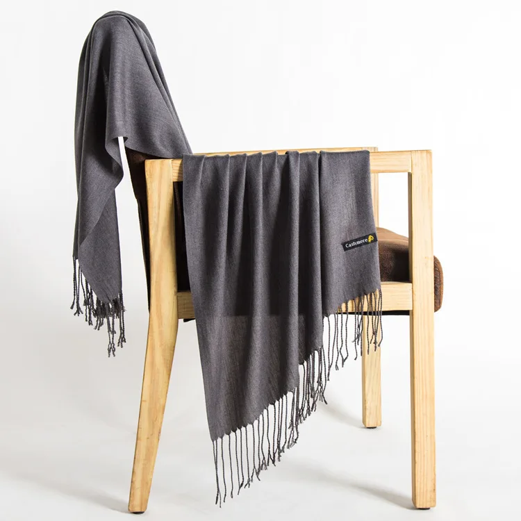 

2019 solid scarf Cashmere Shawl Ladies shawl UNISEX Wool bohemian women men scarves bandanna Quality Soft