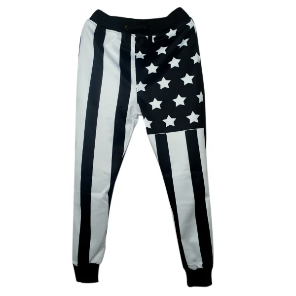 2016 New fashion Spring Summer mens Clothing Hip Hop Dance trousers Stars Stripes casual mens joggers