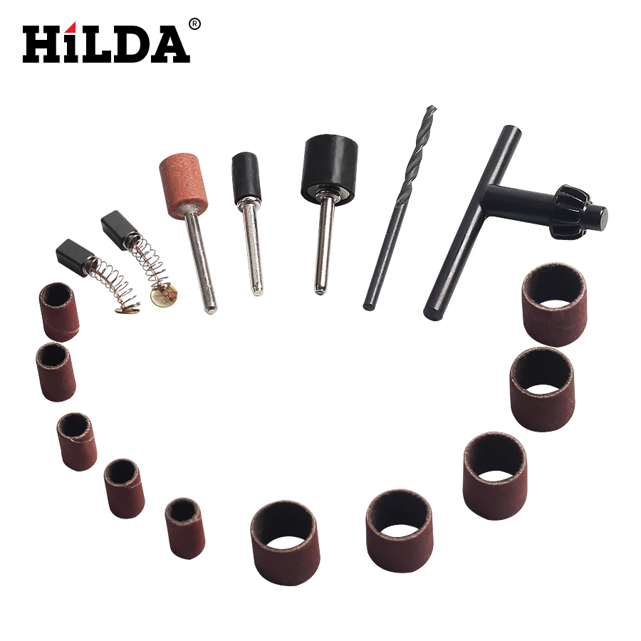 HILDA электрическая дрель 220 В 400 Вт в стиле Dremel аксессуары шлифовальный патрон с