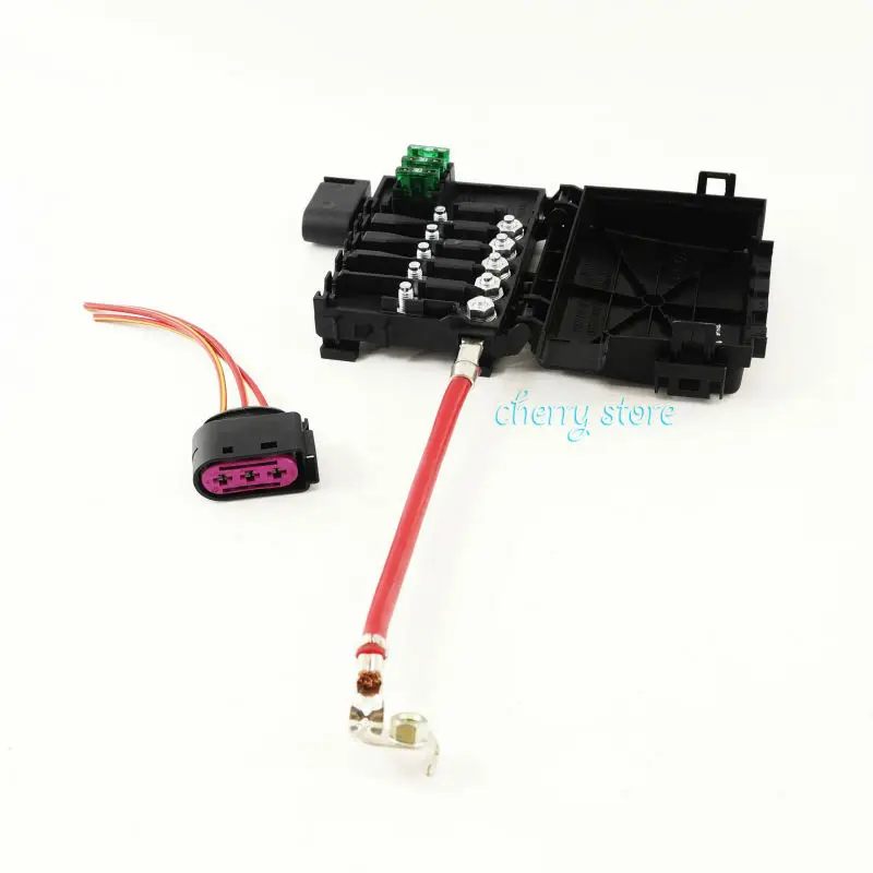 Новинка Клеммная колодка с разъемом для аккумулятора 1J0 937 617 D VW Beetle Jetta MK4 Golf Audi A3 S3