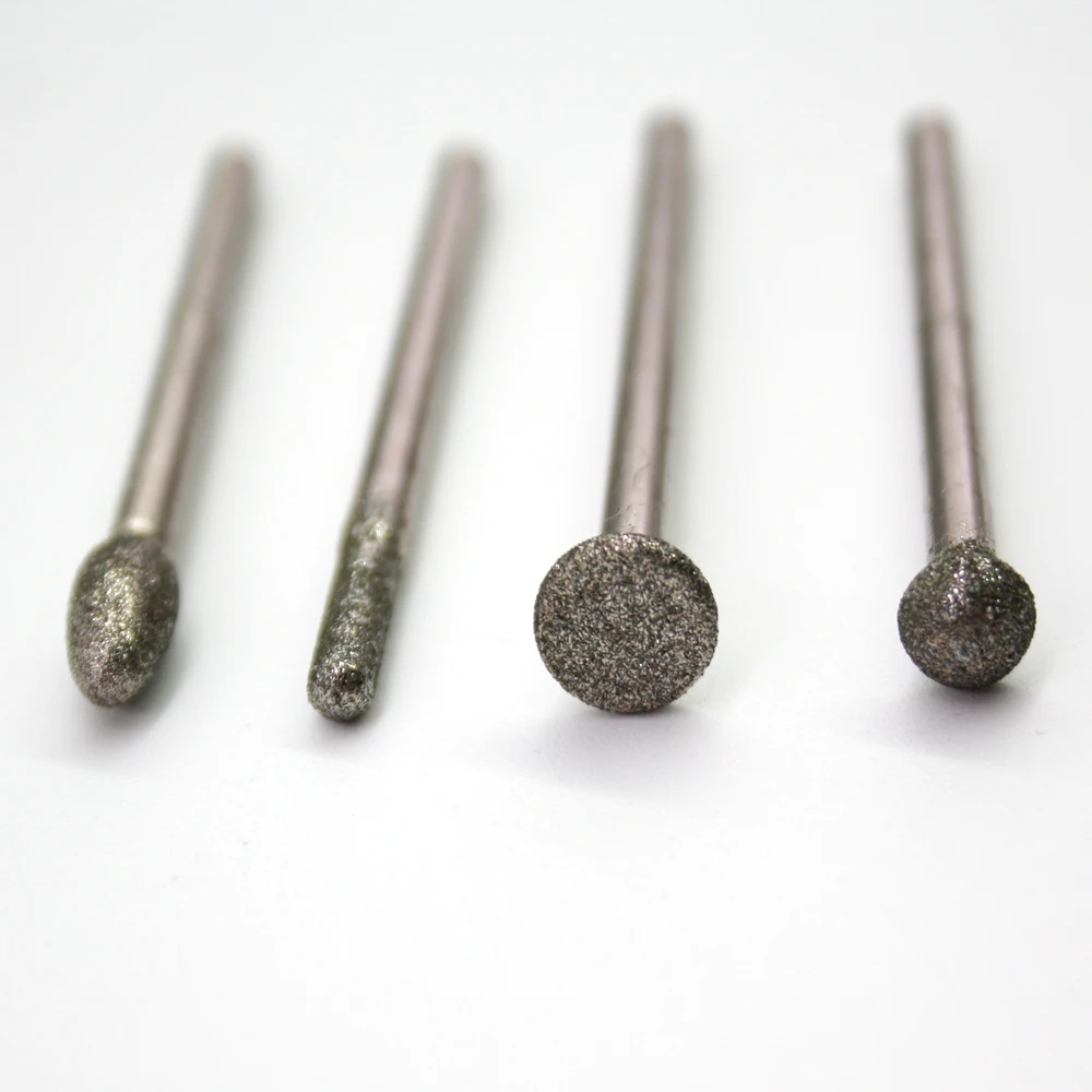 Shank dia. 3.17mm Abrasive Tools suit 50 pcs/set electroplated diamond grinding cutting tools for grinder or rotary tools