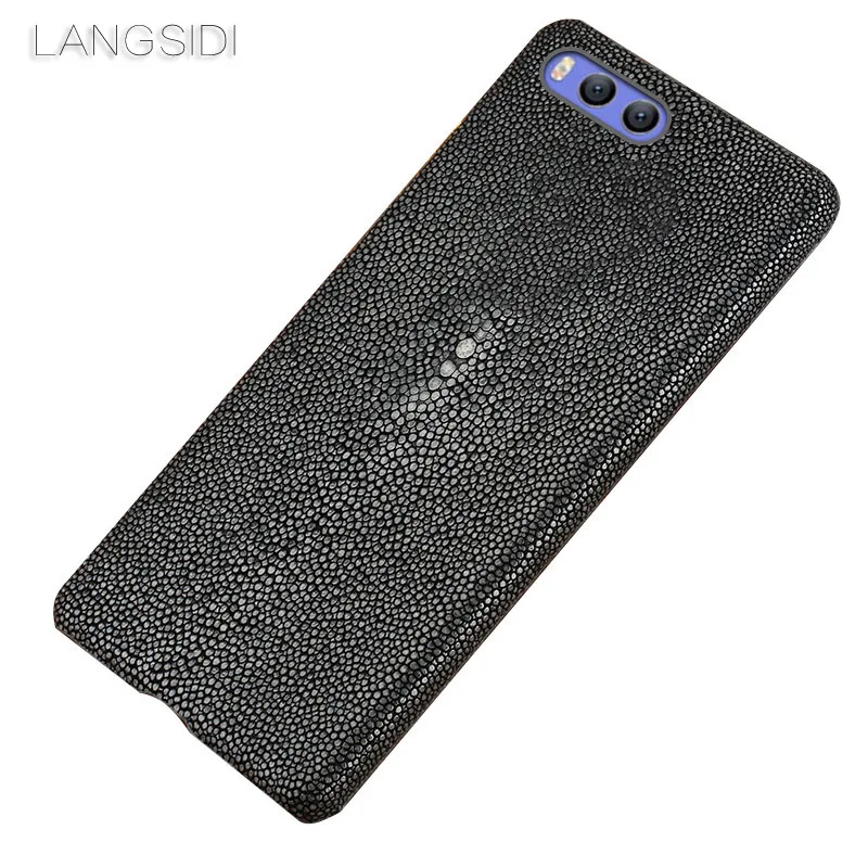 

wangcangli brand mobile phone case Pearl fish half a pack phone holster For Xiaomi mix2 phone case handmade custom processing