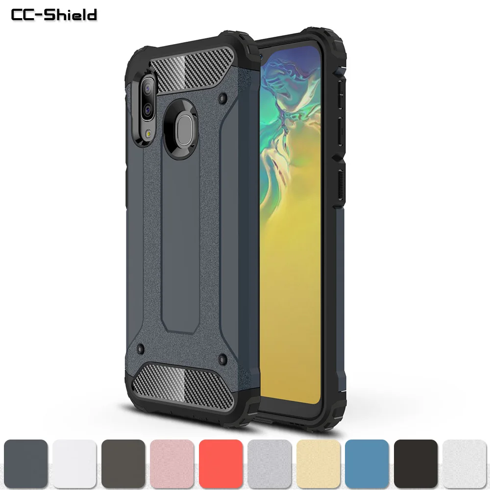 

Armor Case for Samsung Galaxy A20E A 20E 2019 A202 SM-A202F/DS SM-A202 SM A202F/DS A202F Phone Bumper Case Protection Cover