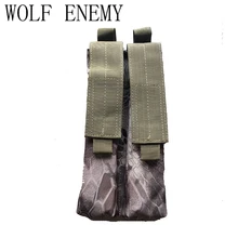 Тактический 600D Molle двойной военный P90 подсумок мультикам черный ACU де Лесной Камуфляж