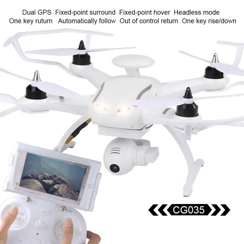 Buy Cheap AOSENMA CG035 Brushless Double GPS 5.8G FPV1080P Gimbal Camera Quadcopter Drone Dropshipping Free Shipping A10