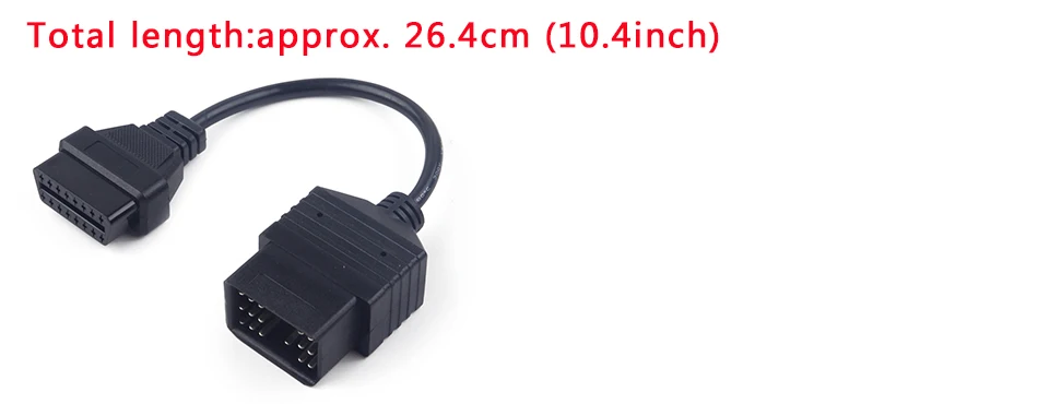 DWCX черный 17 контактный разъем для OBD2 16 пиновый диагностический адаптер соединение кабеля для Toyota Camry 4runner Corolla горец Prius