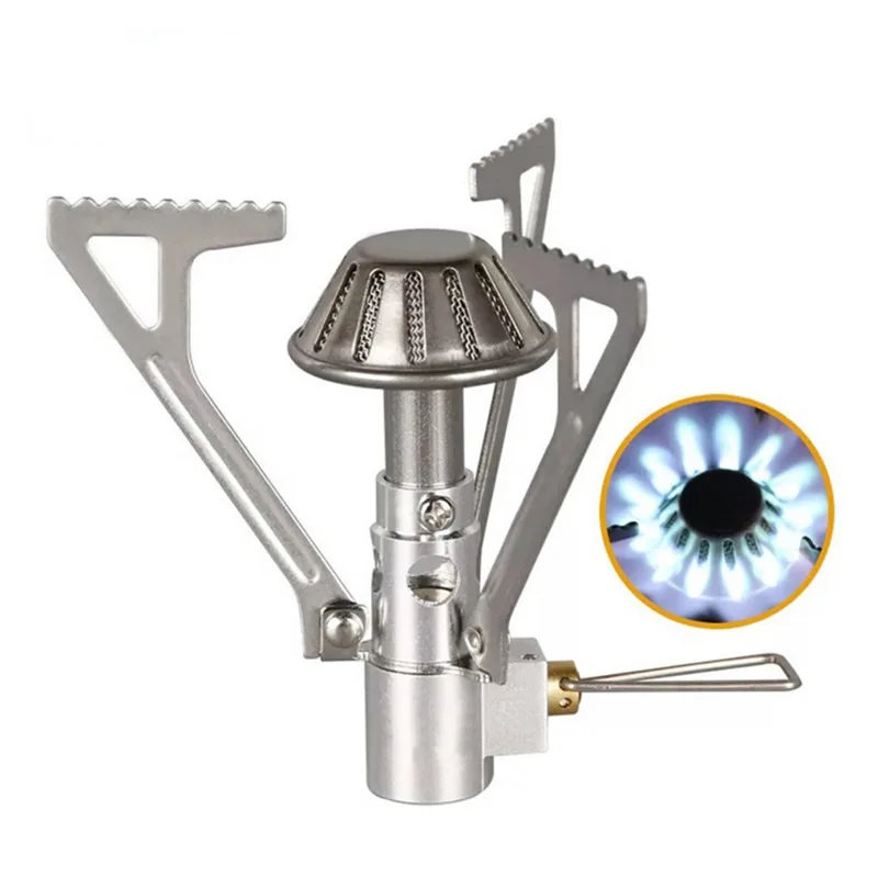 

Outdoor Super 3000W Mini Pocket Lightweight Gas Stove With Bag Outdoor Cooking Folding Camping Gas Stove